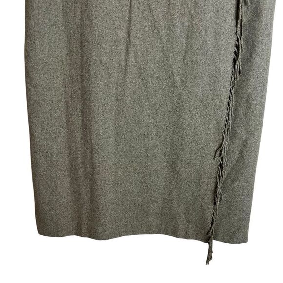 Muse sand silk & wool blend wrap skirt. Size 14 - Picture 6 of 8